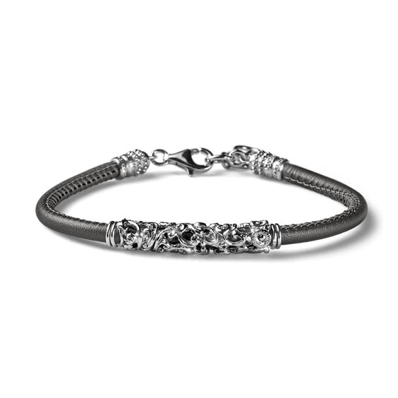 Bracciale Maria Cristina Sterling Uomo Damasco in Argento G3530 - G3530